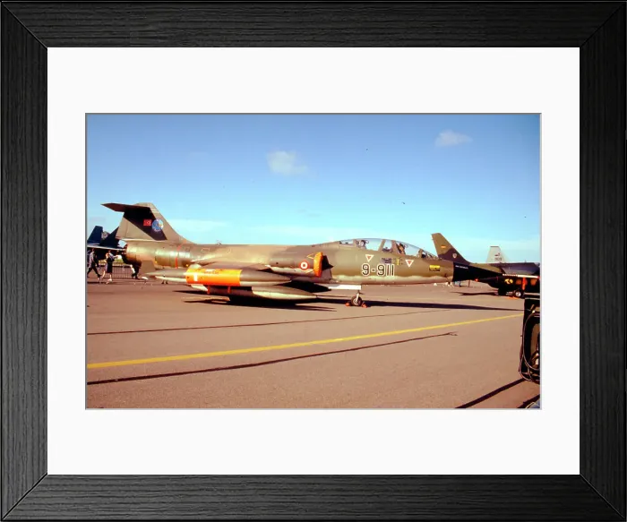 Framed Print : Lockheed TF-104G Starfighter 9-911 Framed Print : Lockheed TF-104G Starfighter 9-911