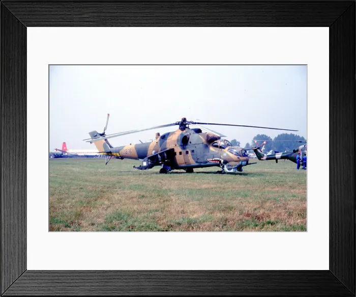 Framed Print : Mil Mi-24d 0216 Framed Print : Mil Mi-24d 0216
