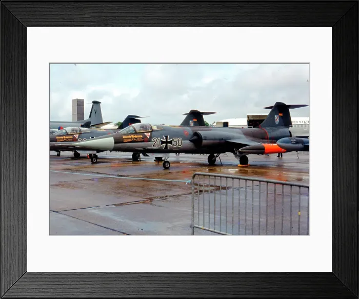 Framed Print : Lockheed F-104G Starfighter 21+50 Framed Print : Lockheed F-104G Starfighter 21+50