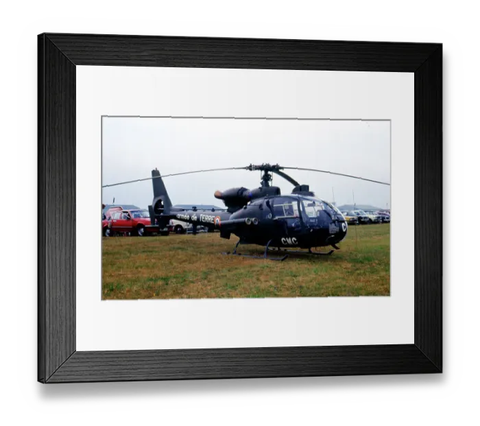 Framed Print : Aerospatiale SA. 342M Gazelle 3864 - CWC Framed Print : Aerospatiale SA. 342M Gazelle 3864 - CWC