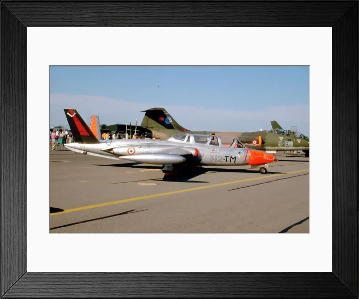 Framed Print : Fouga CM. 170 Magister 544 - 312-TM Framed Print : Fouga CM. 170 Magister 544 - 312-TM