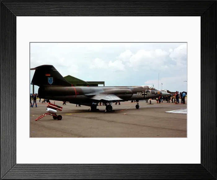 Framed Print : Lockheed F-104G Starfighter 22+63 Framed Print : Lockheed F-104G Starfighter 22+63