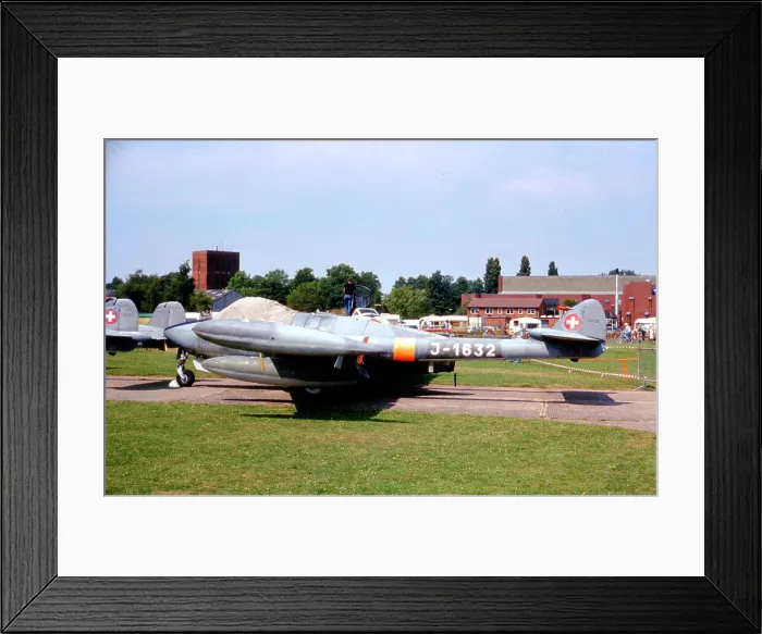 Framed Print : de Havilland DH. 112 Venom FB. 50 G-VNOM - J-1632 Framed Print : de Havilland DH. 112 Venom FB. 50 G-VNOM - J-1632