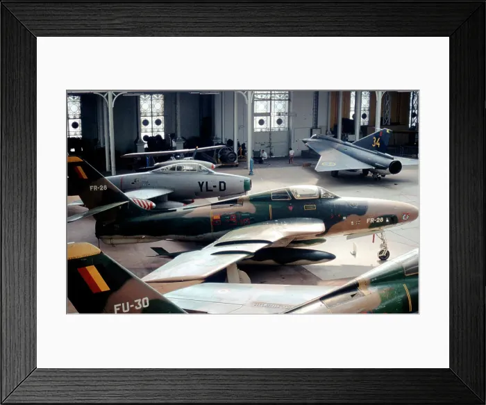 Framed Print : Republic RF-84F Thunderflash FR-28 Framed Print : Republic RF-84F Thunderflash FR-28