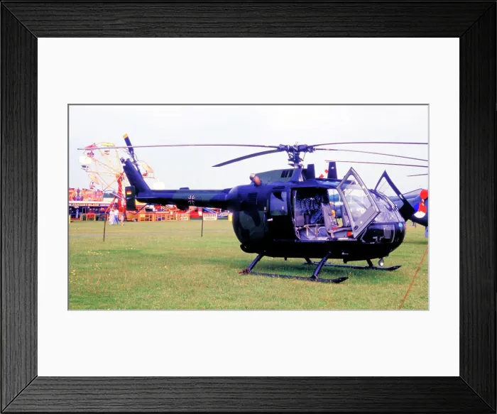 Framed Print : MBB Bo. 105M 80+20 Framed Print : MBB Bo. 105M 80+20
