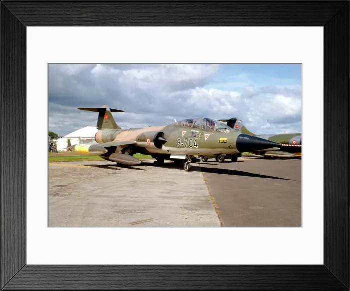 Framed Print : Lockheed TF-104G Starfighter 8-704 Framed Print : Lockheed TF-104G Starfighter 8-704