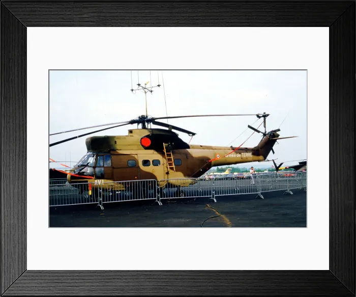 Framed Print : Aerospatiale SA. 330B Puma ADL Framed Print : Aerospatiale SA. 330B Puma ADL