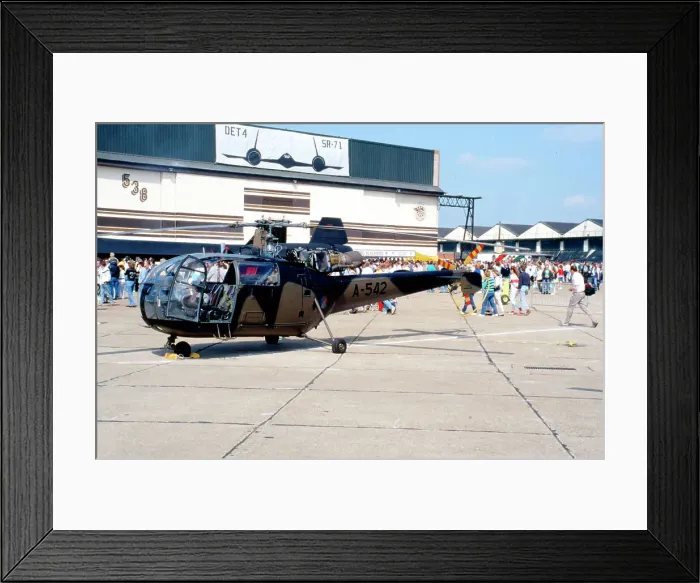 Framed Print : Aerospatiale SE. 3160 Alouette III A-542 Framed Print : Aerospatiale SE. 3160 Alouette III A-542