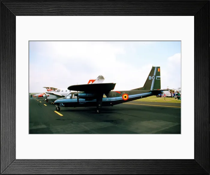 Framed Print : Britten-Norman BN-2A islander B-01 - OT-ALA Framed Print : Britten-Norman BN-2A islander B-01 - OT-ALA
