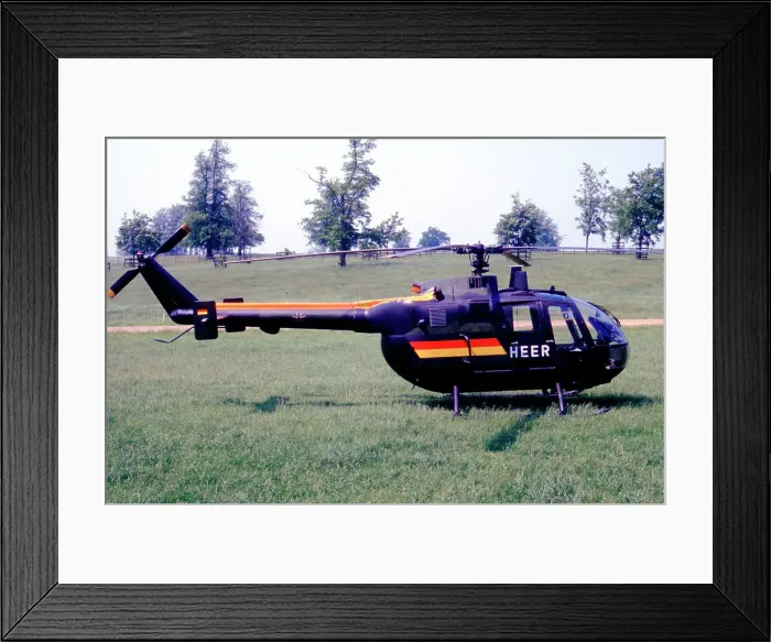 Framed Print : MBB Bo. 105M Framed Print : MBB Bo. 105M