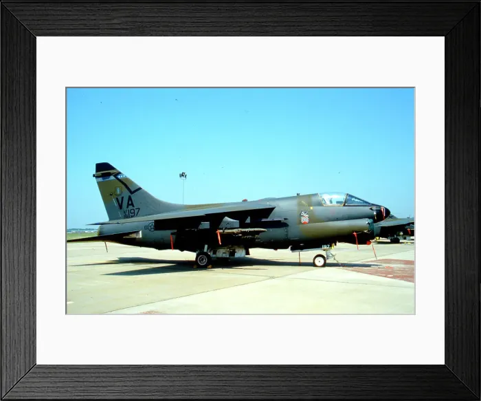 Framed Print : Ling-Temco-Vought A-7D Corsair II 69-6197 Framed Print : Ling-Temco-Vought A-7D Corsair II 69-6197