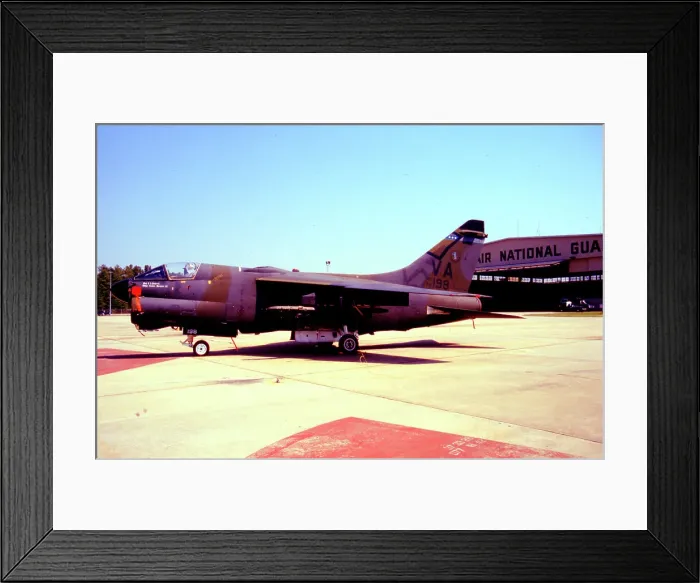 Framed Print : Ling-Temco-Vought A-7D Corsair II 69-6198 Framed Print : Ling-Temco-Vought A-7D Corsair II 69-6198