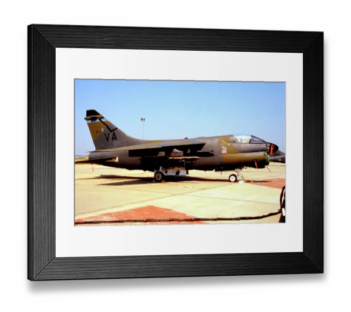 Framed Print : Ling-Temco-Vought A-7D Corsair ii Framed Print : Ling-Temco-Vought A-7D Corsair ii