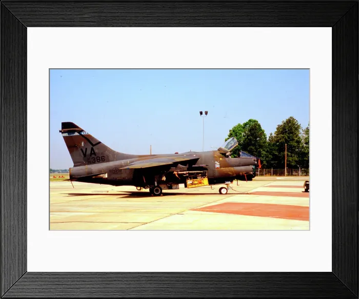 Framed Print : Ling-Temco-Vought A-7D Corsair II 75-0386 Framed Print : Ling-Temco-Vought A-7D Corsair II 75-0386