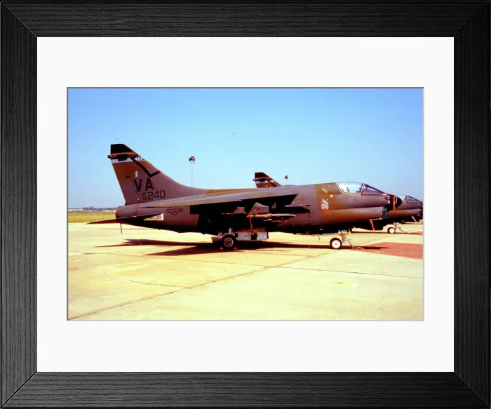 Framed Print : Ling-Temco-Vought A-7D Corsair II 72-0240 Framed Print : Ling-Temco-Vought A-7D Corsair II 72-0240