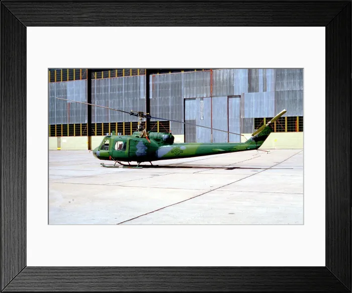 Framed Print : Bell TH-1F-BF iroquois Framed Print : Bell TH-1F-BF iroquois