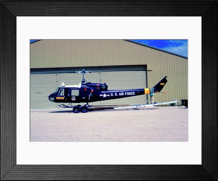 Framed Print : Bell UH-1F iroquois 63-13147A Framed Print : Bell UH-1F iroquois 63-13147A