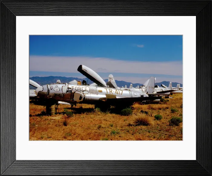 Framed Print : Lockheed T-33A 51-4417 Framed Print : Lockheed T-33A 51-4417