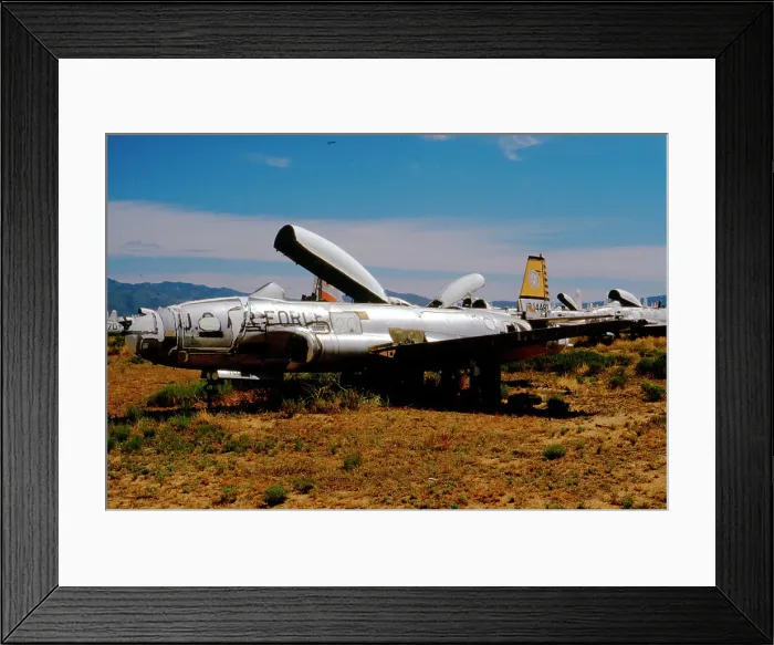 Framed Print : Lockheed T-33A 51-4492 Framed Print : Lockheed T-33A 51-4492