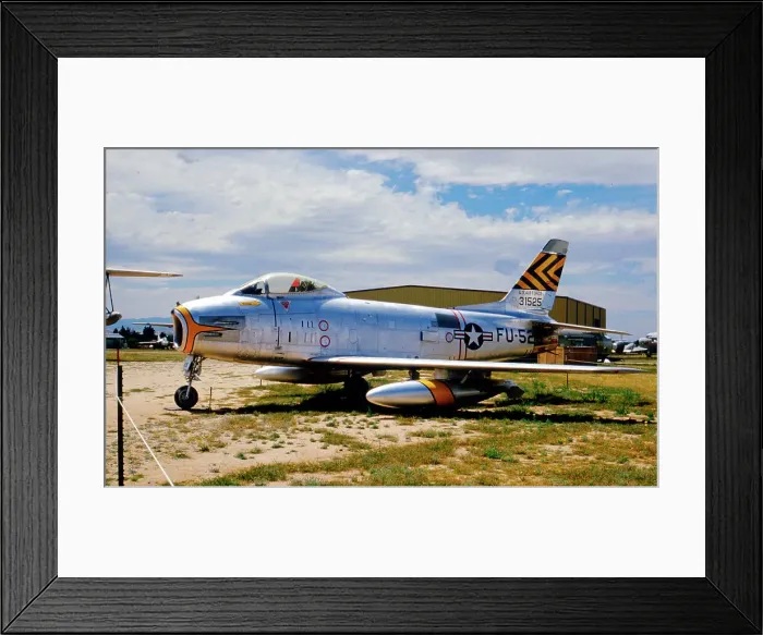 Framed Print : North American F-86H Sabre 53-1525 Framed Print : North American F-86H Sabre 53-1525