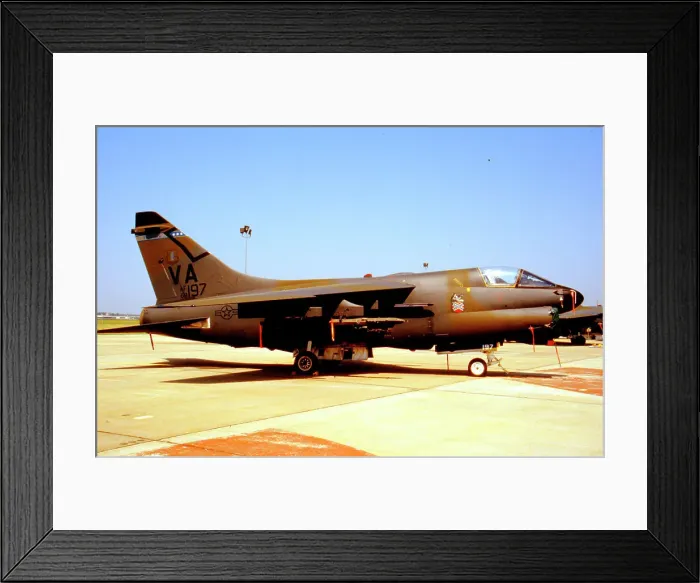 Framed Print : Ling-Temco-Vought A-7D Corsair II 69-6197 Framed Print : Ling-Temco-Vought A-7D Corsair II 69-6197