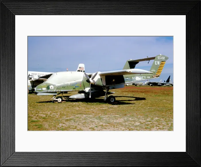 Framed Print : Rockwell OV-10D Bronco 155482 Framed Print : Rockwell OV-10D Bronco 155482