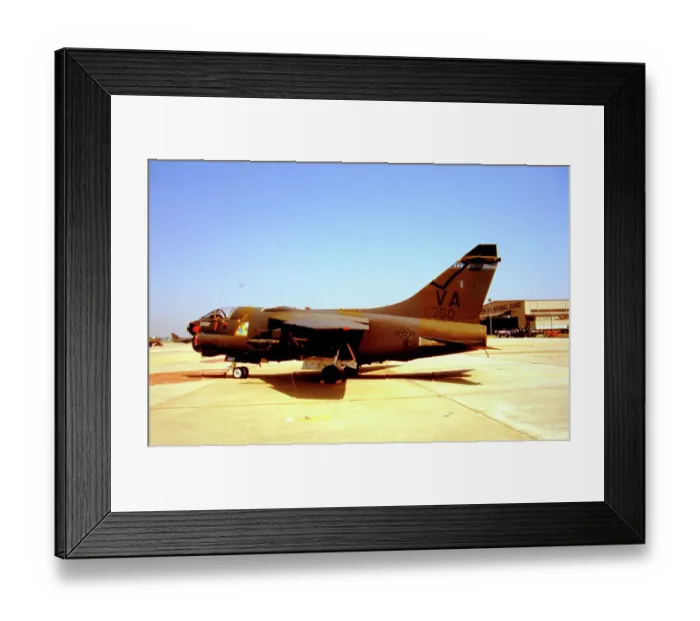 Framed Print : Ling-Temco-Vought A-7D Corsair II 71-0350 Framed Print : Ling-Temco-Vought A-7D Corsair II 71-0350