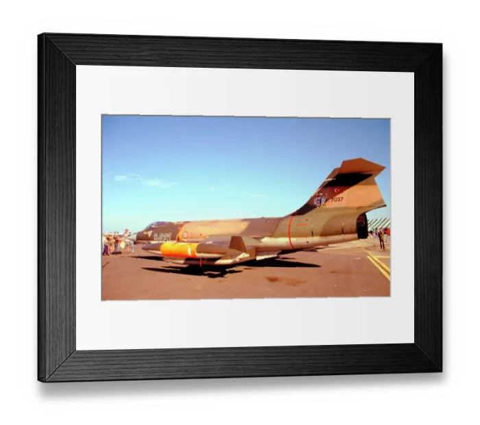 Framed Print : Lockheed F-104G Starfighter 9-037 Framed Print : Lockheed F-104G Starfighter 9-037