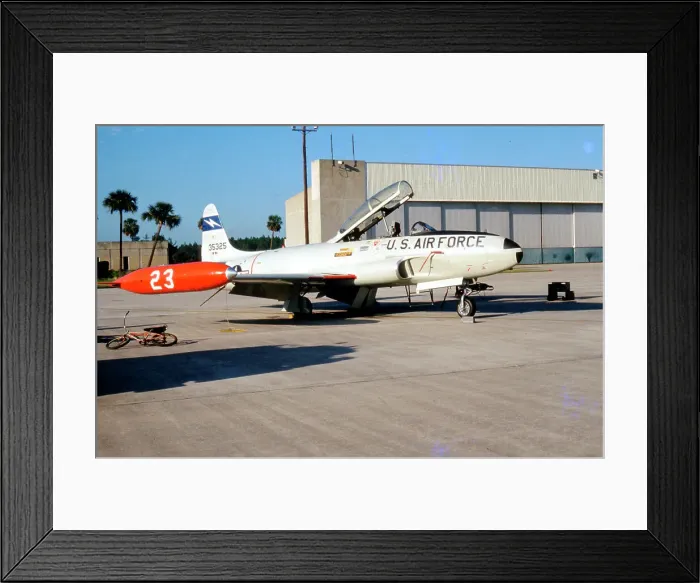 Framed Print : Lockheed T-33A 53-5325 Framed Print : Lockheed T-33A 53-5325