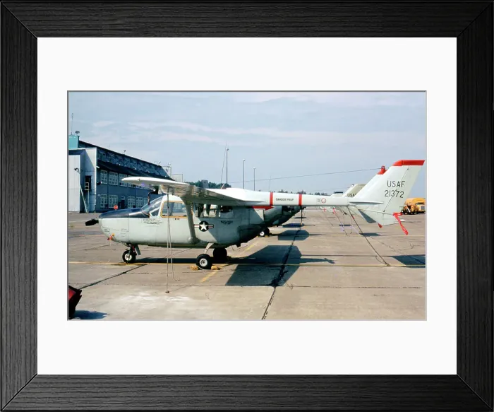 Framed Print : Cessna O-2A Super Skymaster 67-21372 Framed Print : Cessna O-2A Super Skymaster 67-21372