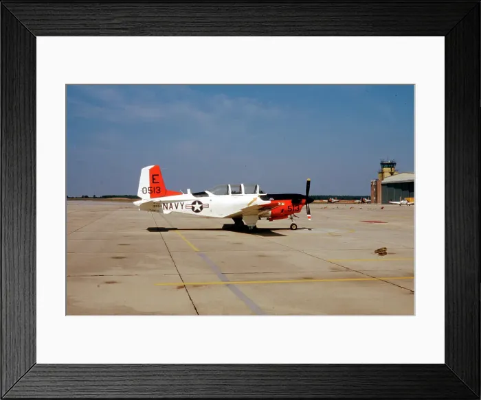 Framed Print : Beechcraft T-34C Turbo-Mentor 160513 Framed Print : Beechcraft T-34C Turbo-Mentor 160513