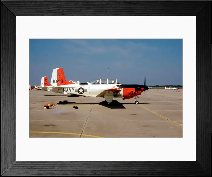 Framed Print : Beechcraft T-34C Turbo-Mentor 160513 Framed Print : Beechcraft T-34C Turbo-Mentor 160513