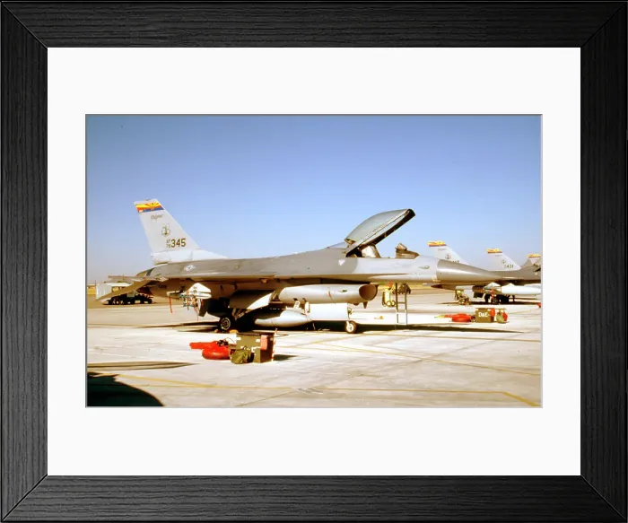Framed Print : General Dynamics F-16A Fighting Falcon 79-0345 Framed Print : General Dynamics F-16A Fighting Falcon 79-0345