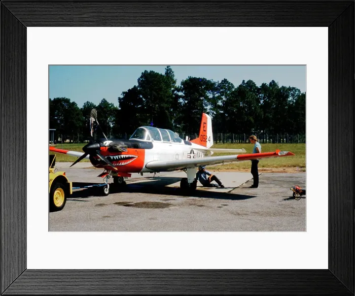 Framed Print : Beechcraft T-34C Turbo-Mentor 160524 Framed Print : Beechcraft T-34C Turbo-Mentor 160524