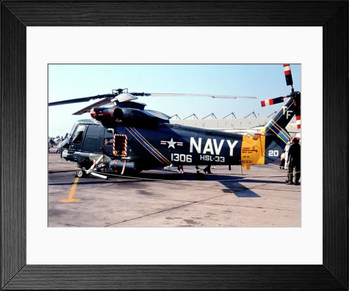 Framed Print : Kaman UH-2B Seasprite 151306 Framed Print : Kaman UH-2B Seasprite 151306