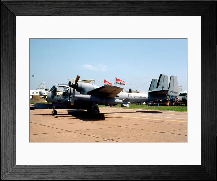 Framed Print : Grumman OV-1D Mohawk 68-15940 Framed Print : Grumman OV-1D Mohawk 68-15940