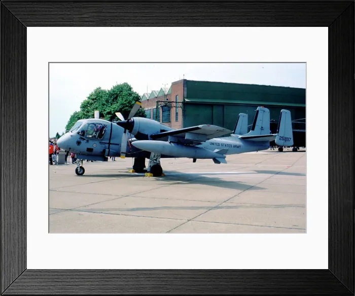 Framed Print : Grumman OV-1B Mohawk 62-5897 Framed Print : Grumman OV-1B Mohawk 62-5897