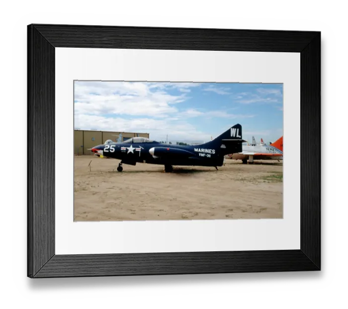 Framed Print : Grumman F9F-5 Panther 125183 Framed Print : Grumman F9F-5 Panther 125183