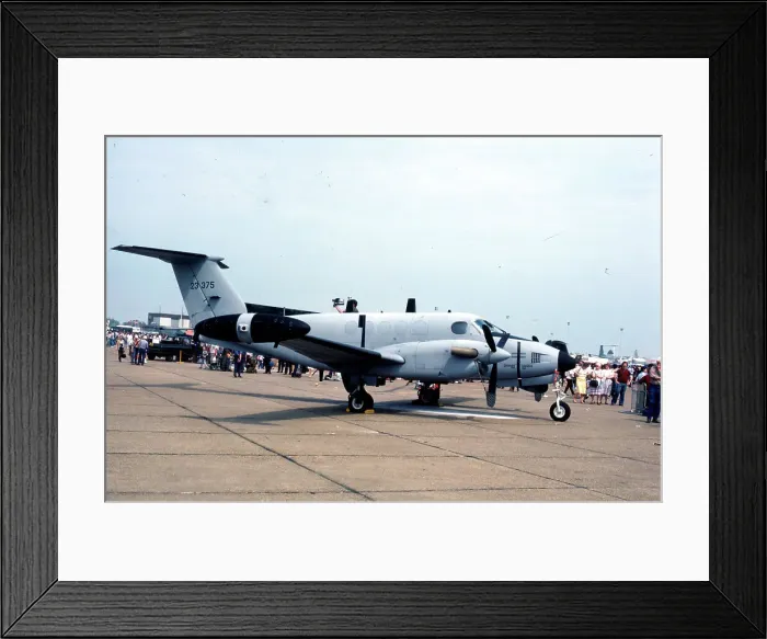 Framed Print : Beechcraft RC-12D improved Guardrail V 80-23375 Framed Print : Beechcraft RC-12D improved Guardrail V 80-23375