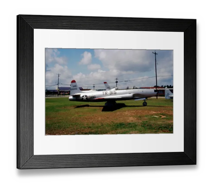 Framed Print : Lockheed T-33A 51-6915 Framed Print : Lockheed T-33A 51-6915