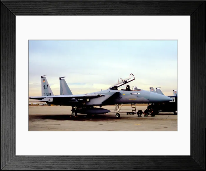 Framed Print : McDonnell Douglas F-15B Eagle 73-0114 Framed Print : McDonnell Douglas F-15B Eagle 73-0114