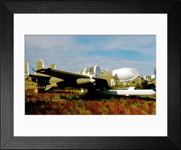 Framed Print : Grumman OV-1D Mohawk Framed Print : Grumman OV-1D Mohawk