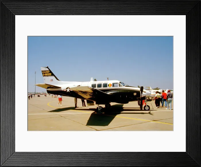 Framed Print : Beechcraft U-21A Ute 18020 Framed Print : Beechcraft U-21A Ute 18020