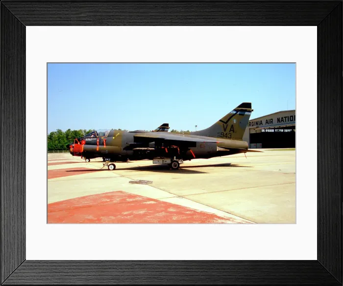 Framed Print : Ling-Temco-Vought A-7D Corsair II 70-0943 Framed Print : Ling-Temco-Vought A-7D Corsair II 70-0943