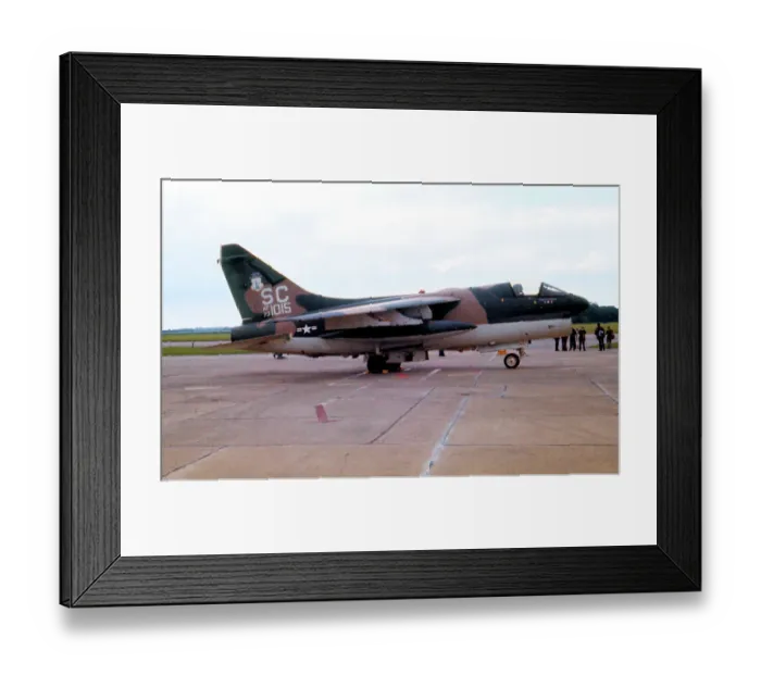 Framed Print : Ling-Temco-Vought A-7D Corsair ii Framed Print : Ling-Temco-Vought A-7D Corsair ii