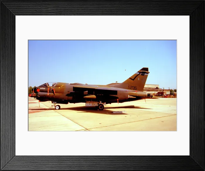 Framed Print : Ling-Temco-Vought A-7D Corsair II 72-0235 Framed Print : Ling-Temco-Vought A-7D Corsair II 72-0235