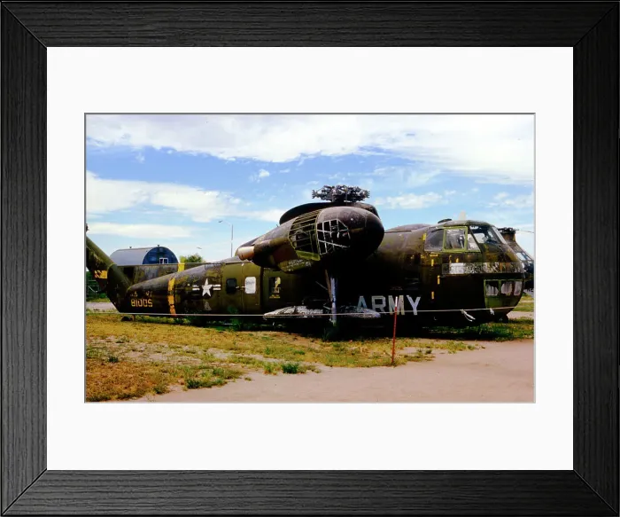 Framed Print : Sikorsky H-37A-Si Mojave 58-1005 Framed Print : Sikorsky H-37A-Si Mojave 58-1005