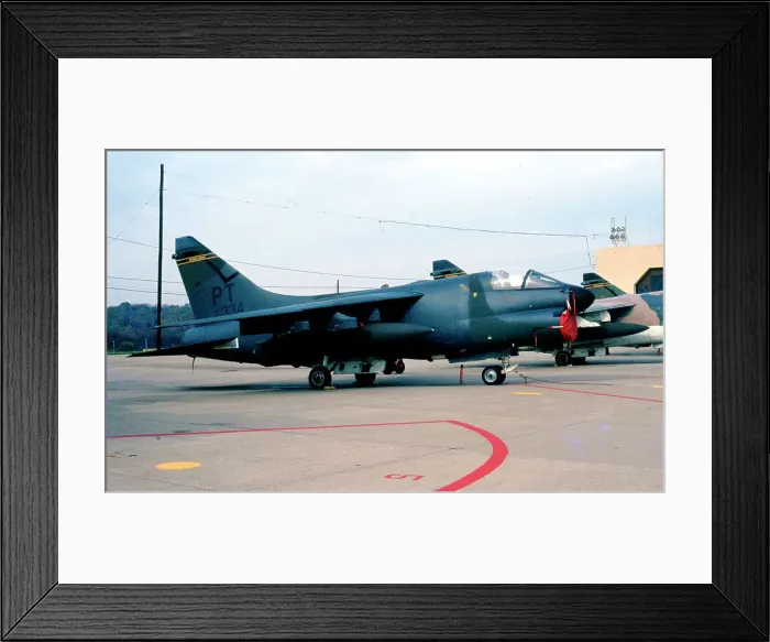 Framed Print : Ling-Temco-Vought A-7D Corsair II 71-0334 Framed Print : Ling-Temco-Vought A-7D Corsair II 71-0334