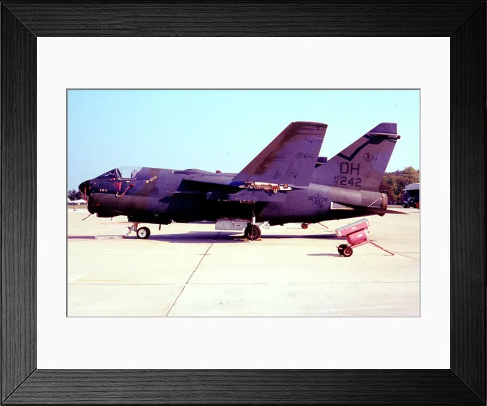 Framed Print : Ling-Temco-Vought A-7D Corsair II 72-0242 Framed Print : Ling-Temco-Vought A-7D Corsair II 72-0242