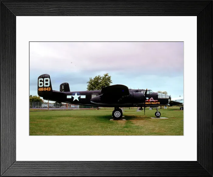 Framed Print : North American B-25J Mitchell 44-86843 Framed Print : North American B-25J Mitchell 44-86843